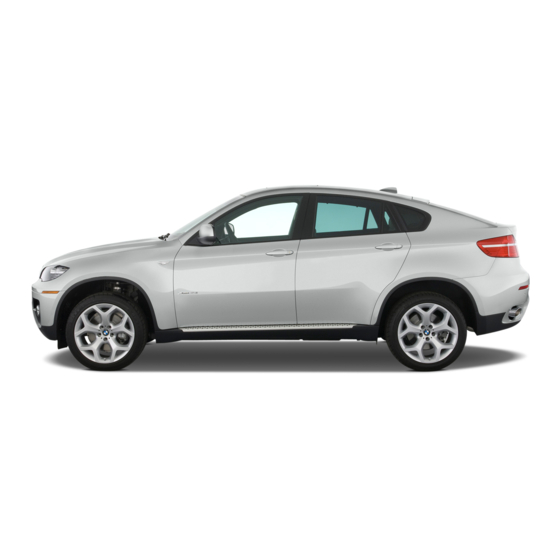 BMW X3 2012 Service And Warranty Information