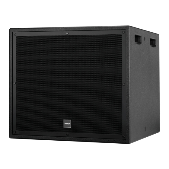 Tannoy VSX Series Operation Manual