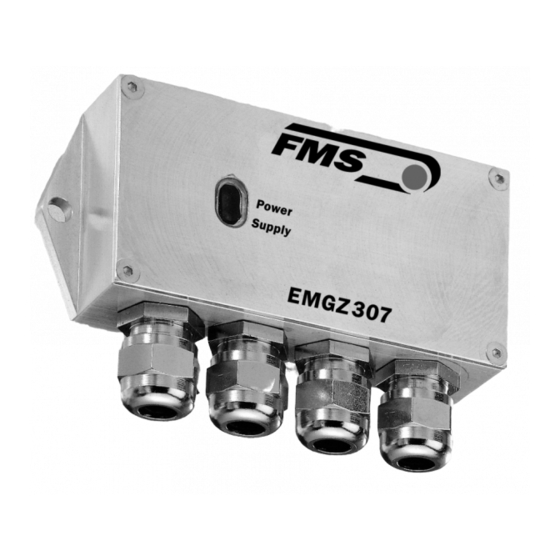 FMS EMGZ307 Operating Manual