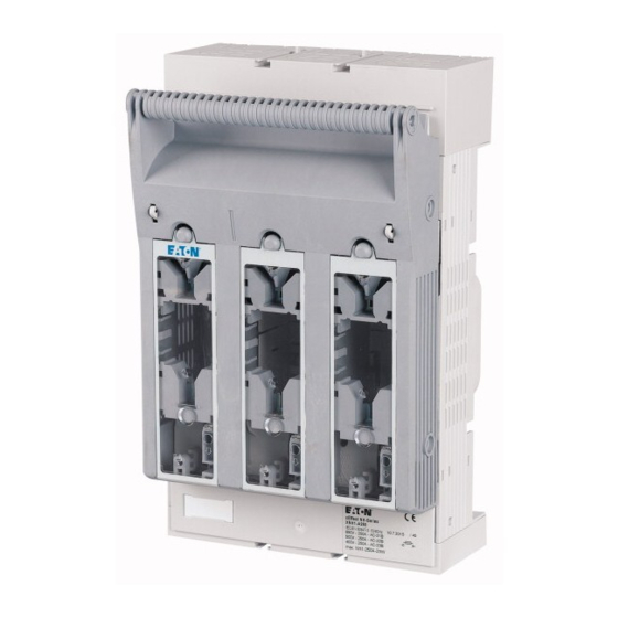 Eaton XNH3-A Series Instruction Leaflet