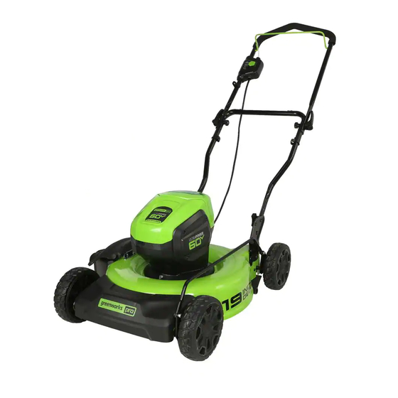 Greenworks mo60l410 deals