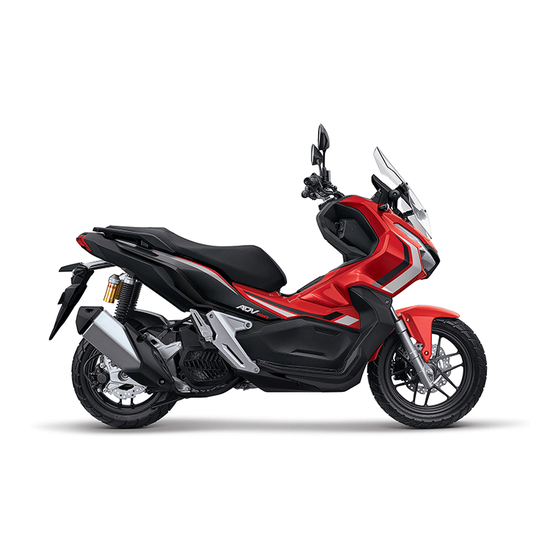 Honda ADV150A 2019 Owner's Manual