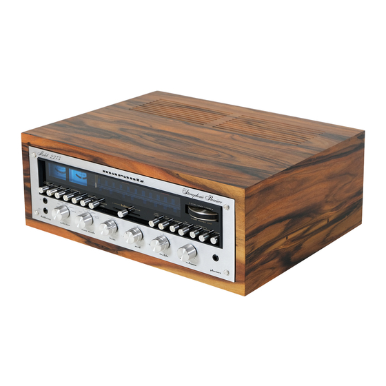 Marantz 2275 Handbook Of Instructions