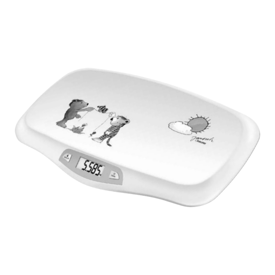 User Manuals: Beurer JBY 80 Baby Scale