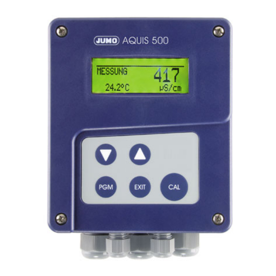JUMO AQUIS 500 Ci Manual