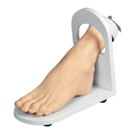 Nasco Life/form LF01007 Adult IV Foot Instruction Manual