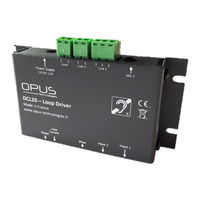 Opus DCL20-K1 Installation And User Manual