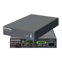 Bogen Nyquist NQ-A2120-G2 Installation And Use Manual