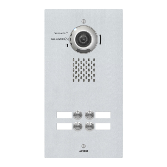 Aiphone IX-DVF-4A Installation And Programming Manual