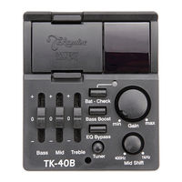 Takamine TK-40B User Manual
