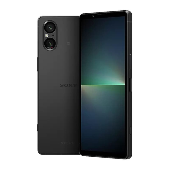Sony XQ-DE54 Help Manual