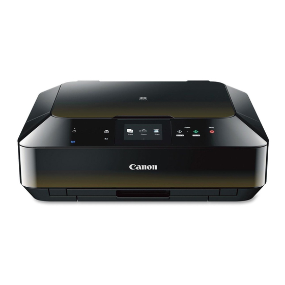 Canon PIXMA MG6320 Series Getting Started Manual