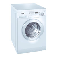 SIEMENS Wash&Dry1260 Operating And Installation Instructions