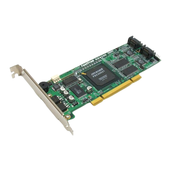 Promise Technology FastTrak SX4100 User Manual