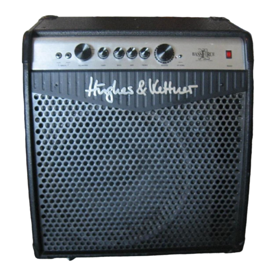 User Manuals: Hughes & Kettner Bassforce XL Amplifier