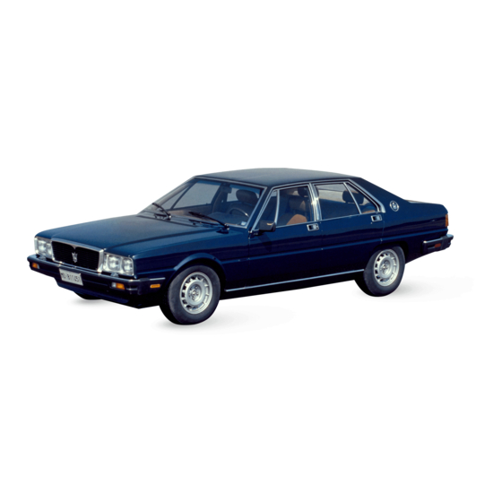 Maserati Quattroporte Service Manual