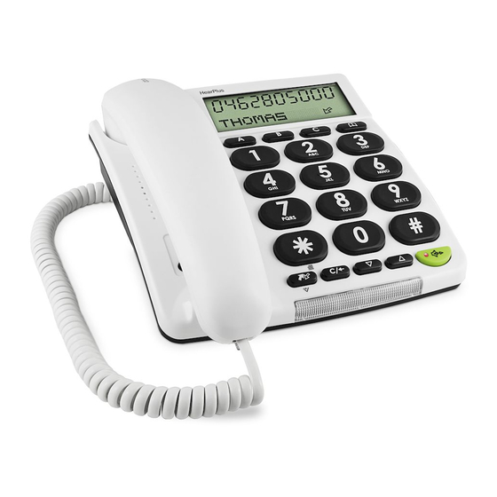 Doro HearPlus 313ci Manual