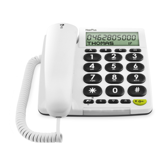 Doro HearPlus 313ci Manual