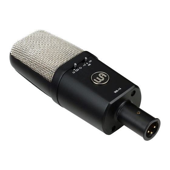 Warm Audio WA-14 Manual
