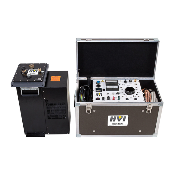 High Voltage VLF-CM Series Safety, Operation, And Procedure Instructions