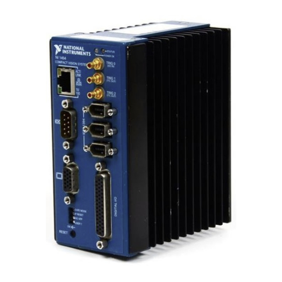 National Instruments NI Vision CVS-1456 User Manual