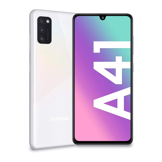 Samsung SM-A415F/DSN Quick Start Manual