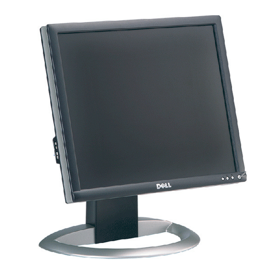 Dell UltraSharp 1505FP Setting Up
