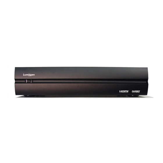 Lumagen Radiance 2124TM Owner's Manual