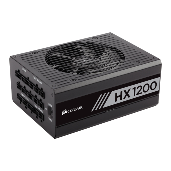 Corsair HX1200 Manual