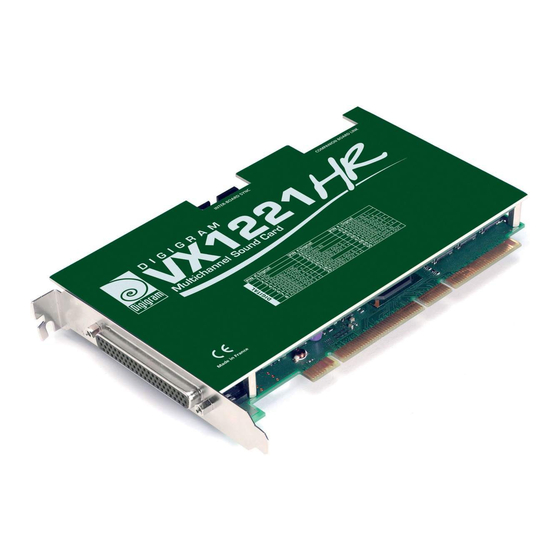 Digigram VX1220HR User Manual