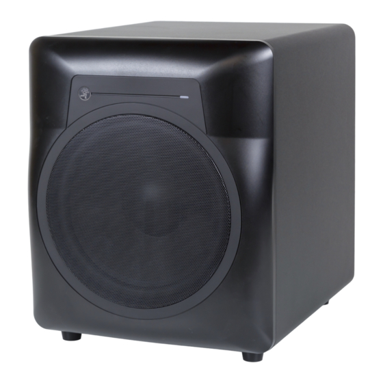 Mackie MR Series Quick Start Manual