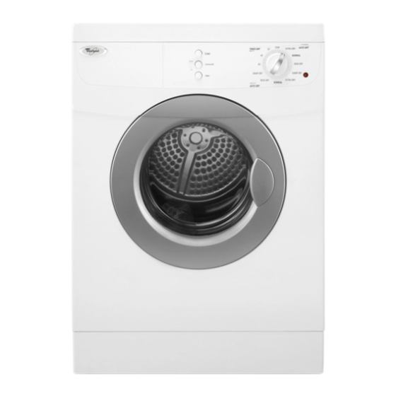 Whirlpool WED7500V Dimensions And Installation Information