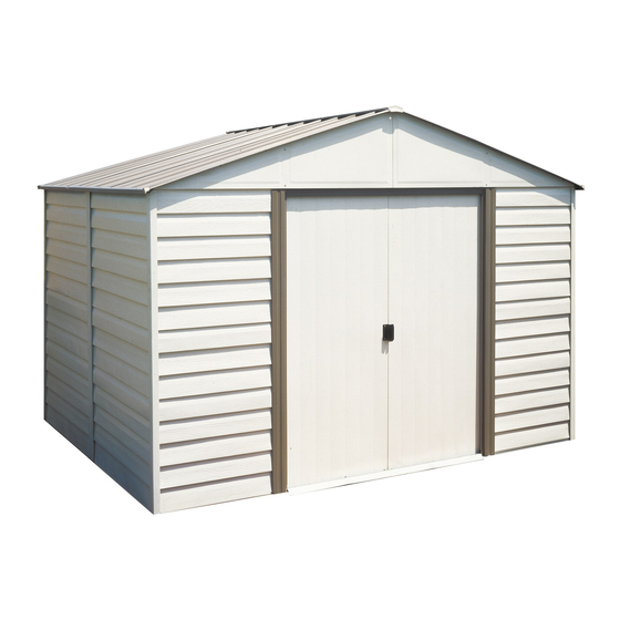 User Manuals: Arrow Storage Products PM108 Garden Shed
