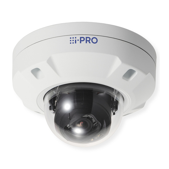i-PRO WV-S25700-V2L Installation Manual