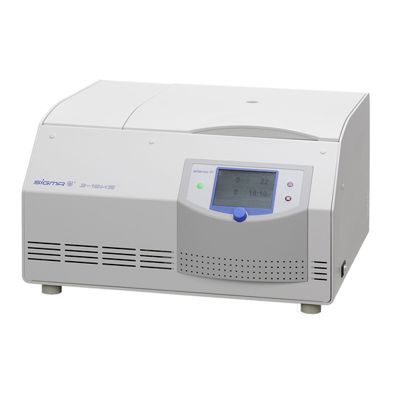 Sigma 3-18KS Operating Manual