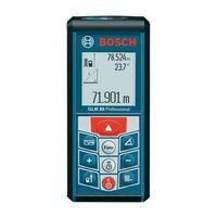 Bosch GLM Professional 80+R60 Original Instructions Manual