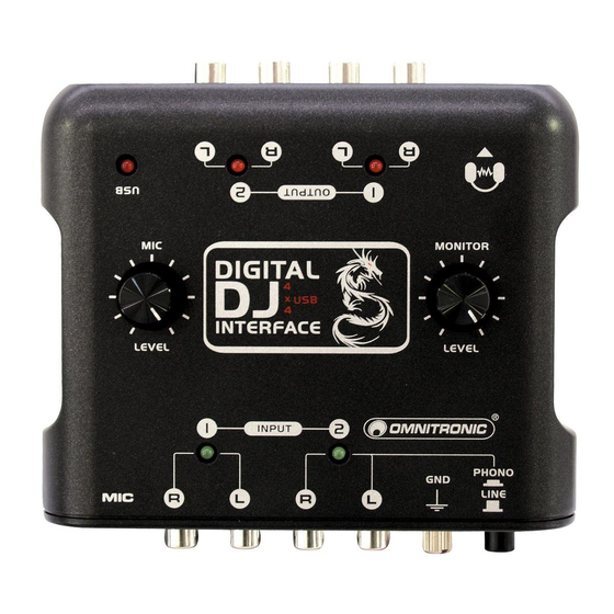 Omnitronic DDI 4x4 User Manual