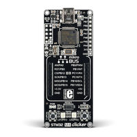 Mikroelektronika clicker STM32 M4 Manual
