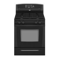 Whirlpool GS563LXSS - 30 in. GoldR Ing Gas Range Use And Care Manual