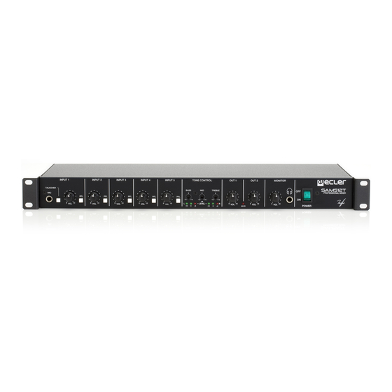 Ecler SAM512T User Manual