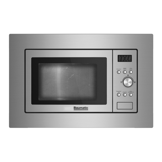 Baumatic BMIS3817 User Manual