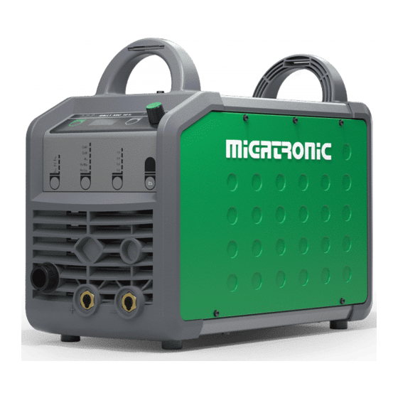 Migatronic RALLY MIG 161i User Manual