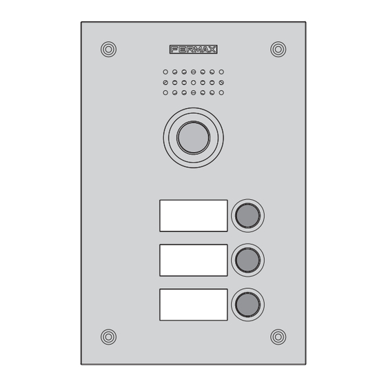 Fermax 1-3 WAY VDS MARINE VIDEO KITS User& Installer's Manual