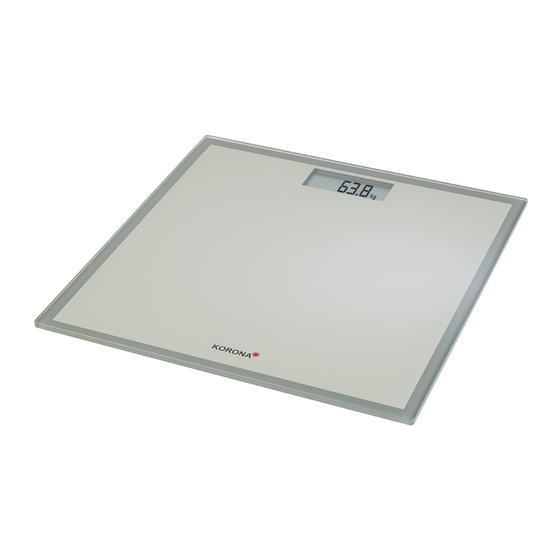 User Manuals: Korona Thea Personal Scale