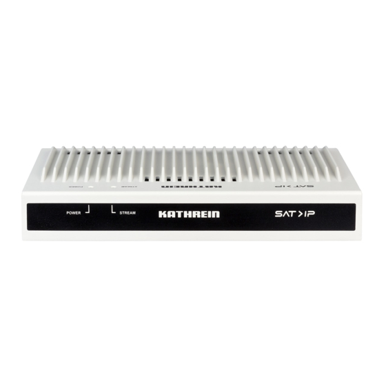 Kathrein EXIP 4124 Quick Start Quide