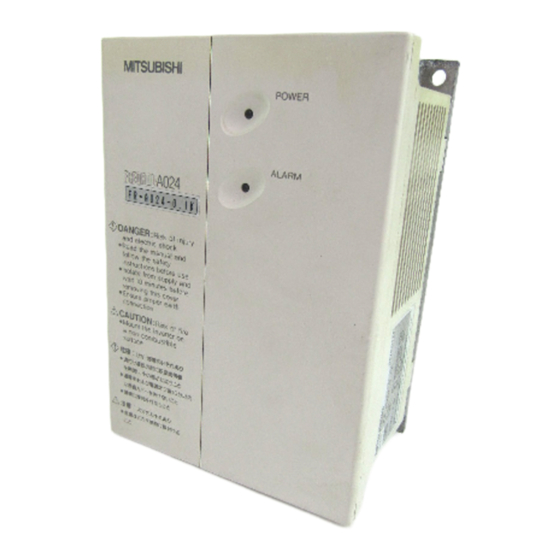 Mitsubishi FREQROL FR-A024-0.1K Instruction Manual