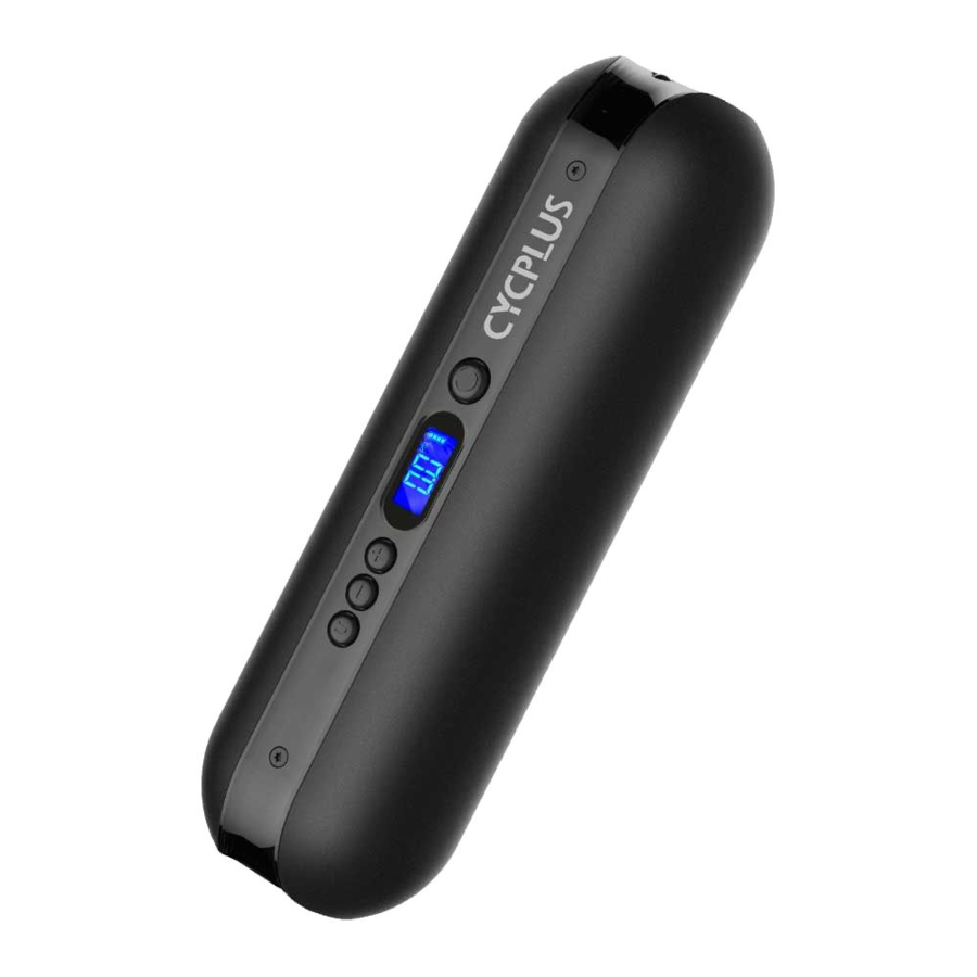 CYCPLUS A2 - Tire Inflator Manual