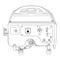 Carburador generador compatible con Gentron GG10000 GG10020 GG10020-C 420CC 15HP Carb libro electrónico útil gratuito