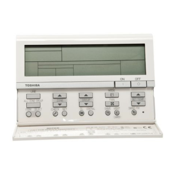 Toshiba Compliant Manager BMS-CM1280TLE Installation Manual