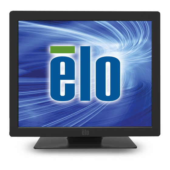 Elo TouchSystems 1929LM Manuals